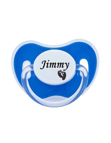 Attache-tétine personnalisée en silicone – Prénom gravé | Volcaris
