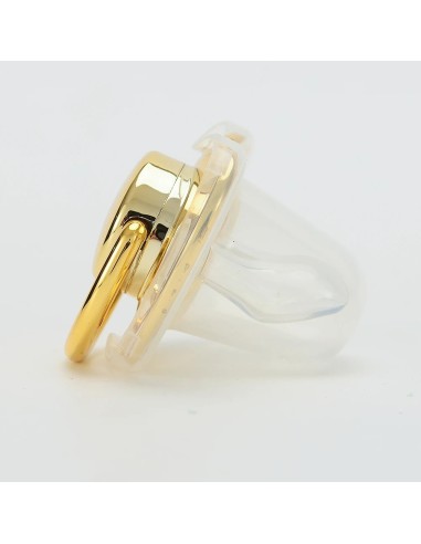 Attache-tétine personnalisée en bois & silicone – avec prénom | Volcaris