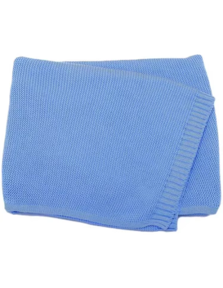 Couverture Bébé Personnalisée – Tricot Doux avec Prénom | Volcaris